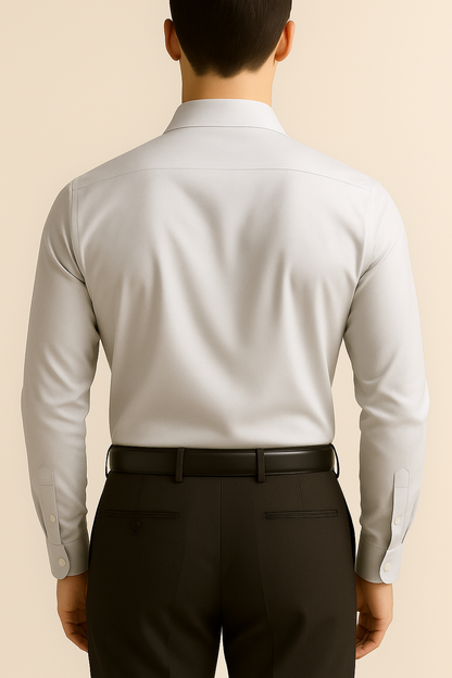Prestige Edition Silver Grey Formal Shirt