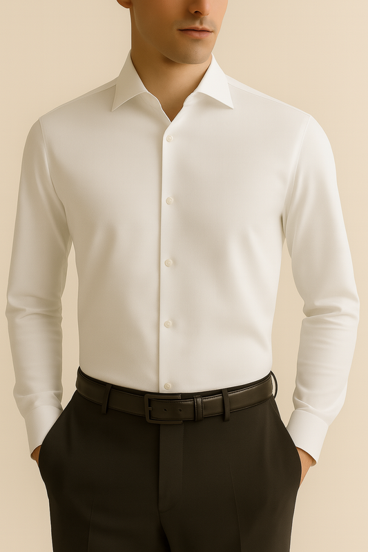 Prestige Edition Muted Off-White Formal Shirt